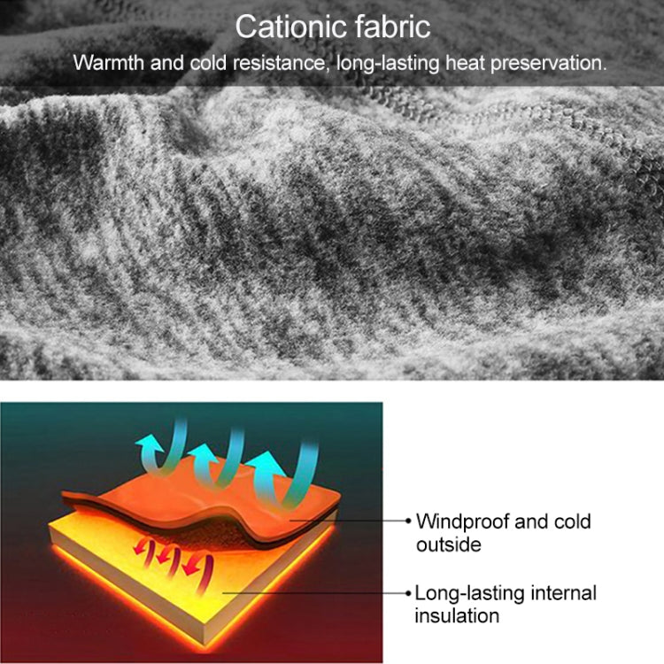 Fleece beanie hat fabric with textured knit and visible seam