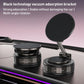 Black vacuum phone holder with rotating disc head and stand