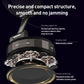 Black compact vacuum phone holder base with internal vacuum cup detail