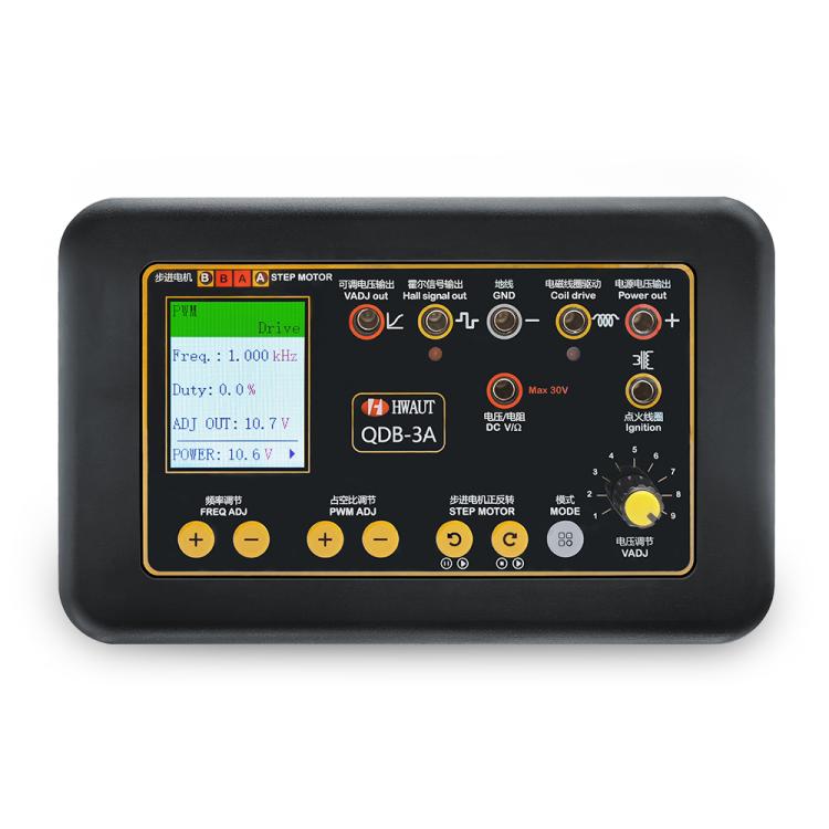 QDB-3A high-voltage drive detector with TFT screen, buttons, and terminal ports