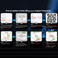 Bluetooth OBD2 scanner firmware update guide with phone steps and QR code