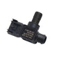 Brake fluid pressure sensor, black plastic body with marked label and hose outlets