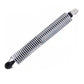 Trunk spring support rod for BMW, chrome coil spring with rubber and plastic ends