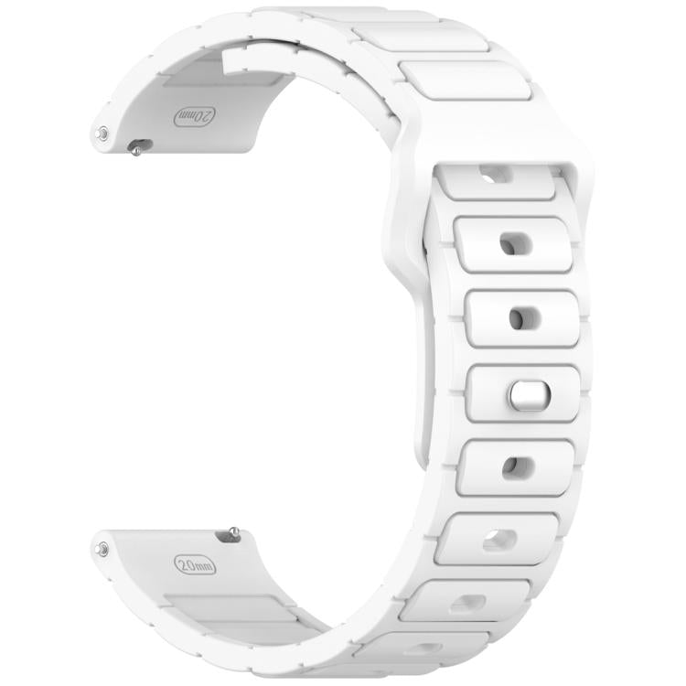 I-Shaped Solid Color Silicone Watch Band, 18mm