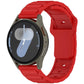 I-Shaped Solid Color Silicone Watch Band, 18mm