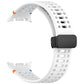 xDfind Magnetic Black Buckle Silicone Watch Band, For Galaxy Watch9 / 8 / 8 Classic