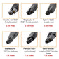 Multiple DC 5521 charging adapter plug styles with 2.35mm holes