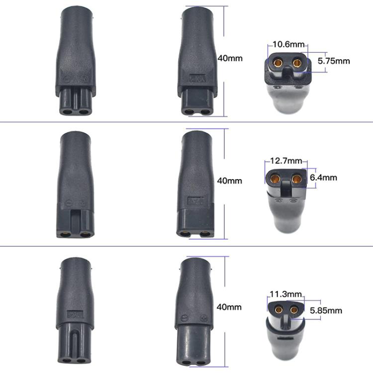 DC 5521 charging adapter with alternate pin measurements