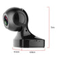 Hidden dash cam with front lens and base, compact 7cm height design