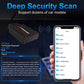 KONNWEI MAXOBD OBD2 scanner held in hand with smartphone menu display