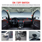 On/off switch for vehicle work light with dashboard mounting and control