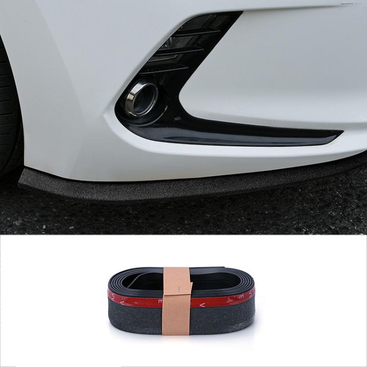 Ice blue front lip protection strip roll with red accent band and brown strap.