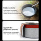 Rubber front lip strip material shown in close-up with bendable, textured edge.