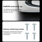 Pair of reinforcement screws for car anti-collision strip installation