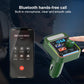 Green Bluetooth hands-free call car charger with built-in microphone and LED display