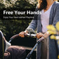 MagSafe magnetic phone holder clipped to stroller handle for hands-free use