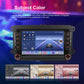 9-inch Android car navigation stereo head unit showing map screen on touchscreen