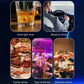 Alcohol testing use-case cards showing overnight wine, ready to drive, family dinner