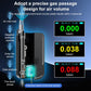 Alcohol tester with airflow chamber view and multiple %BAC result screens