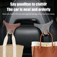 Car seat back hanger hooks in brown and grey suede with metal clip bases