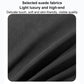 Close-up of dark grey suede fabric texture for a car seat back hanger hook