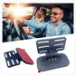 Rear camera mounting bracket kit with black plate and red adhesive cover