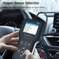 Handheld car diagnostic scanner with color screen and control buttons for OBDII/EOBD