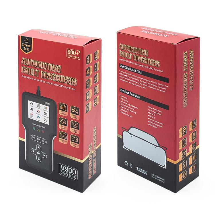 Automotive fault diagnosis diagnostic tool retail box packaging