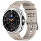 xDfind Alloy Silver Buckle Breathable Hole Silicone Watch Band, For Galaxy Watch9 / 8 / 8 Classic