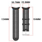 xDfind Alloy Silver Buckle Breathable Hole Silicone Watch Band, For Galaxy Watch9 / 8 / 8 Classic