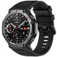 Amazfit T-Rex 3 with black silicone band and black buckle