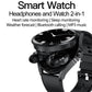 F36 1.46 inch TFT Color Screen 2 in 1 Bluetooth Earphone Smart Watch, Support Bluetooth Call / NFC