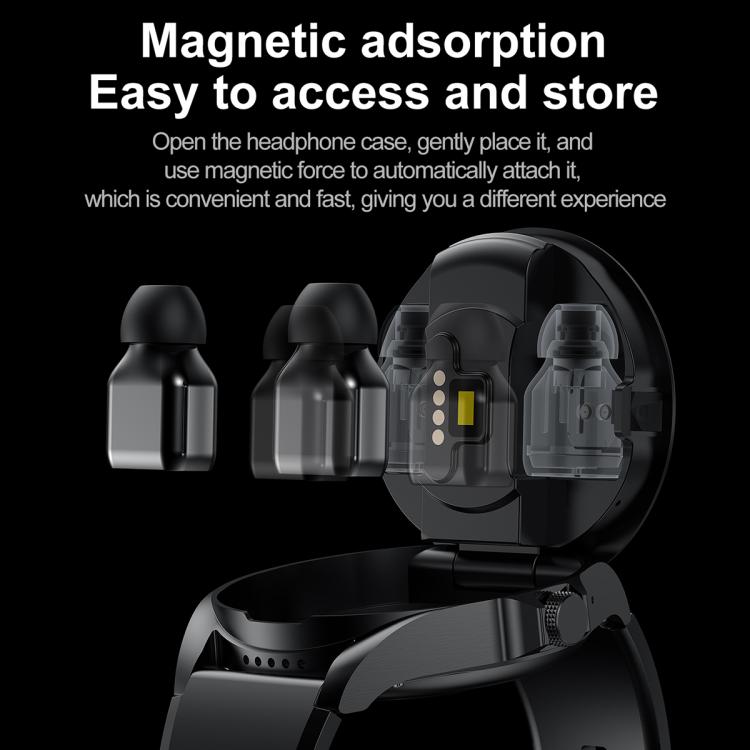 F36 1.46 inch TFT Color Screen 2 in 1 Bluetooth Earphone Smart Watch, Support Bluetooth Call / NFC