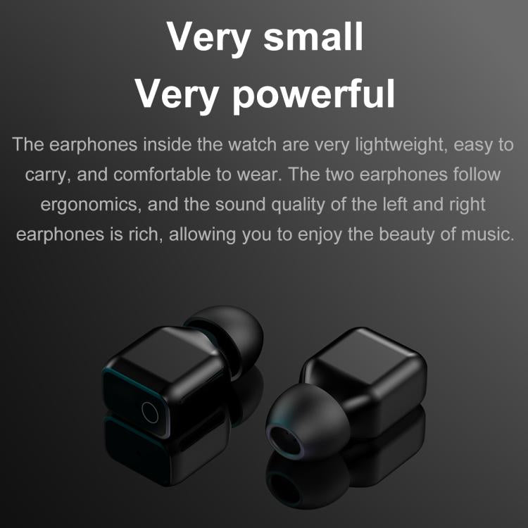 F36 1.46 inch TFT Color Screen 2 in 1 Bluetooth Earphone Smart Watch, Support Bluetooth Call / NFC