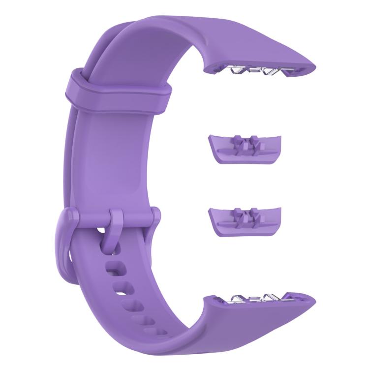 Lilac TPU sport watch band with separate attachment pieces