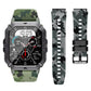 xDfind Camouflage Silicone Watch Band, 22mm