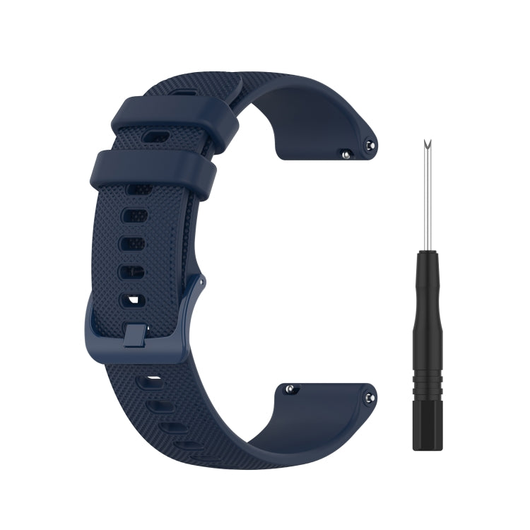 Quick Release Small Grid Texture Strap with Utility Knife, Size: Free Size 22mm, For Garmin Forerunner 745