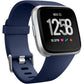For Fitbit Versa 2 / Versa / Versa Lite xDfind Flat Holes Solid Color Silicone Watch Band, S, L