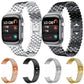 Fish-scale metal watch bands in silver and black, with additional color options below.