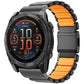 Magnetic Norman Buckle Integrated One-bead Titanium Alloy Watch Band, For Garmin 26mm