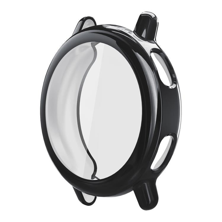 Garmin Vivoactive 5 watch cover in glossy black with a clear protective face