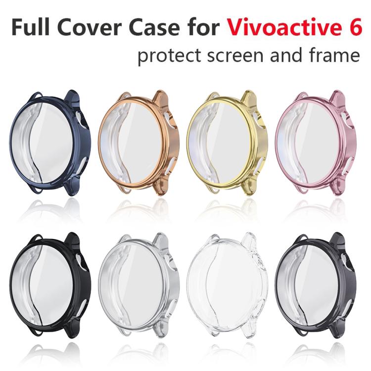 Full-cover watch cases in several colors, each with a clear screen protector