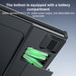 Smart body fat scale with removable battery compartment showing battery tray