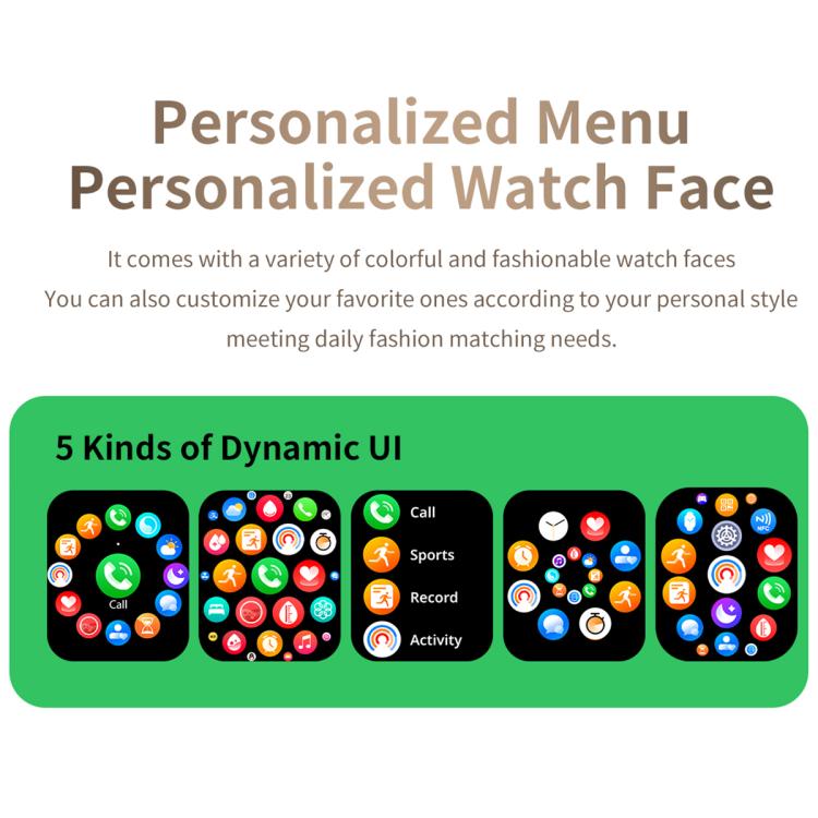 CY39 smartwatch menu screens show colorful app icons and customizable watch faces.