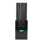 Black RF jammer unit with vertical antenna tubes, fan grille, and small green LCD display
