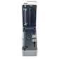 Opened thermal label printer showing internal paper path and print mechanism