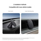 Magnetic wireless car charger showing two installation mounting options