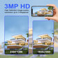Wireless solar-powered security camera with 3MP HD image quality examples