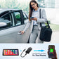 Smartphone showing CarPlay connection with wireless adapter use in a car