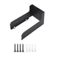 Black protective bracket with screws included for doorbell rain cover kit